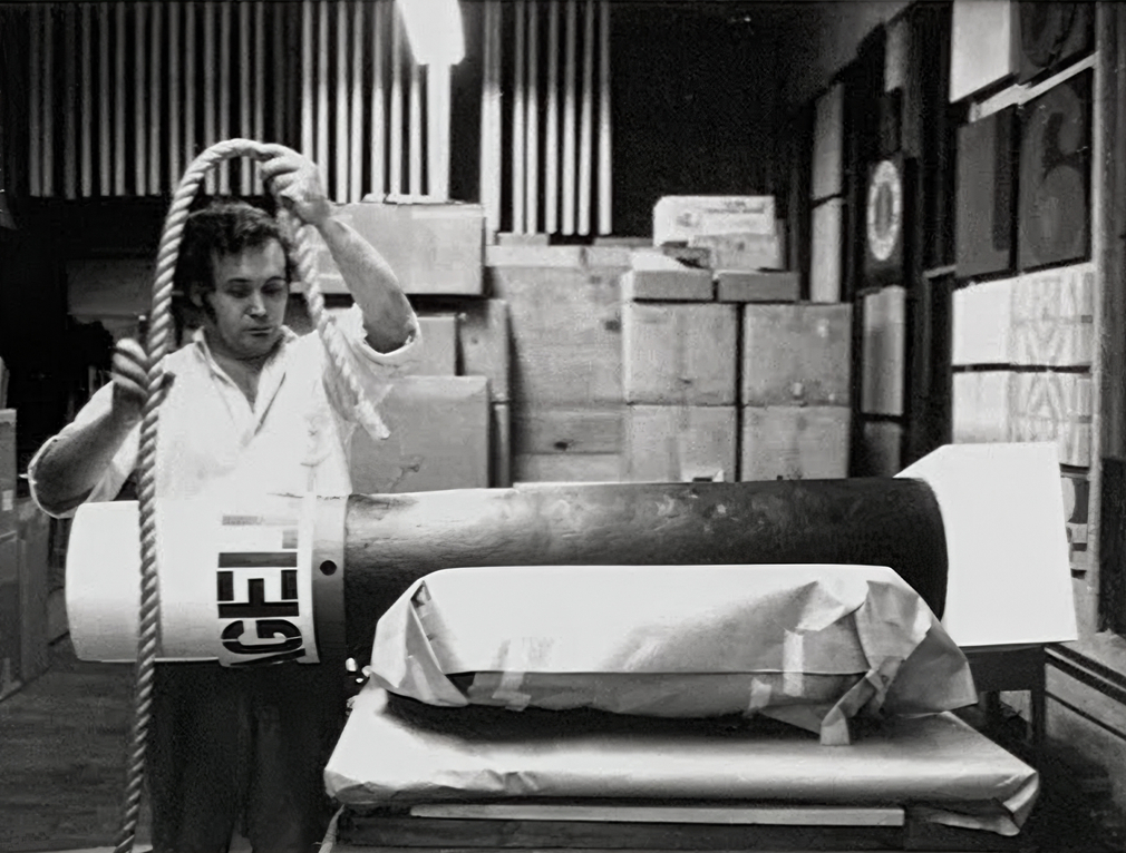 Indiana working on Flagellant, 1969, &nbsp;