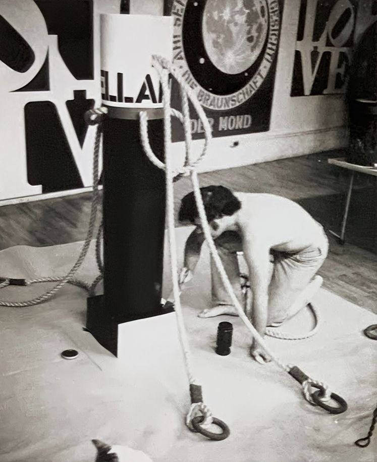 Indiana working on Flagellant, 1969, &nbsp;