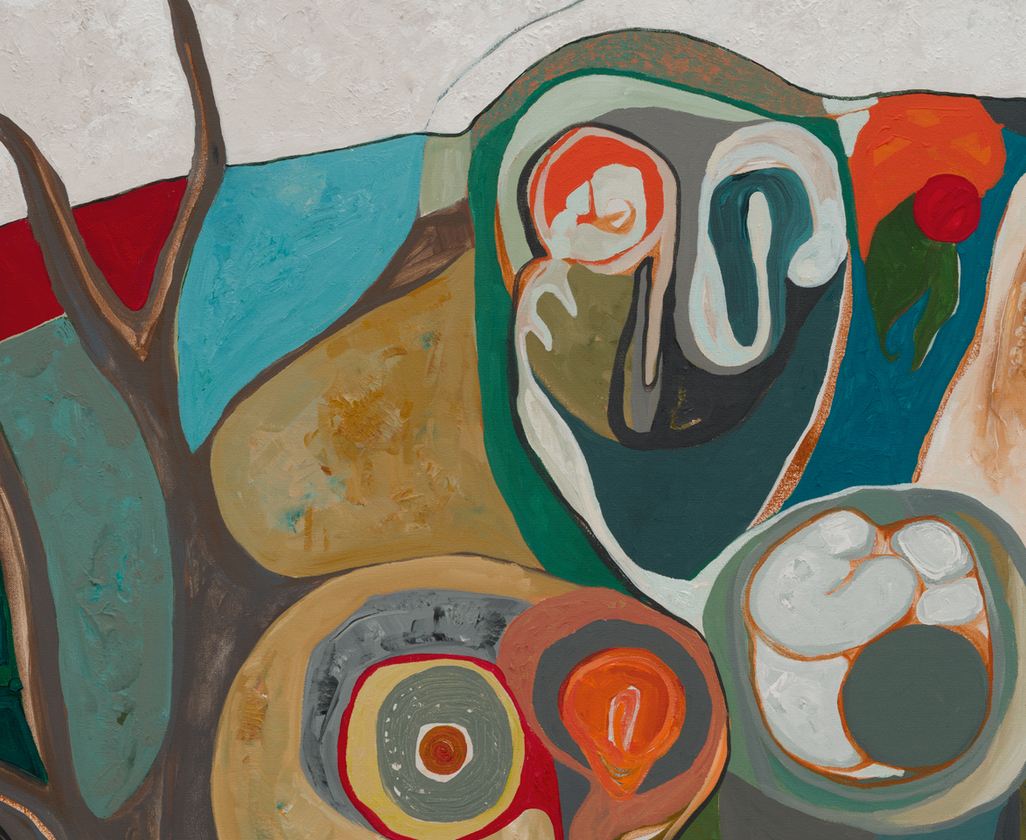 Merikokeb Berhanu and Fred Tomaselli at Frieze Los Angeles