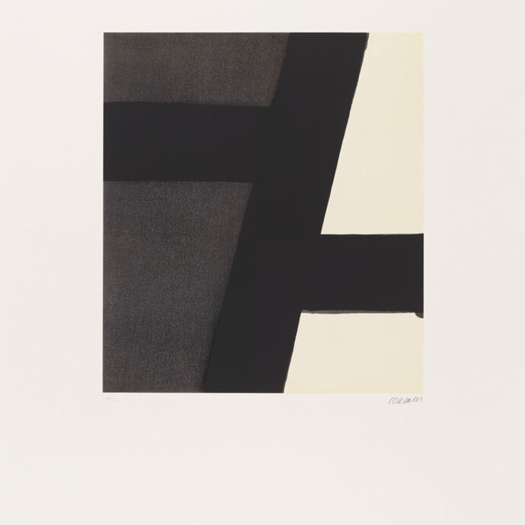 Pierre Soulages, Untitled (from the portfolio "Kinderstern"), 1989