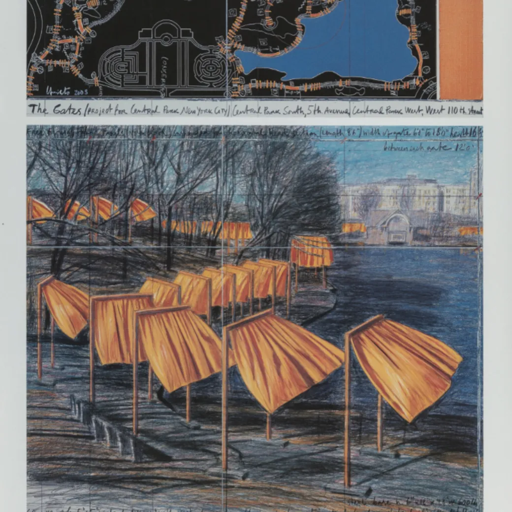 Christo, The Gates, from Project for Central Park, New York, 2003