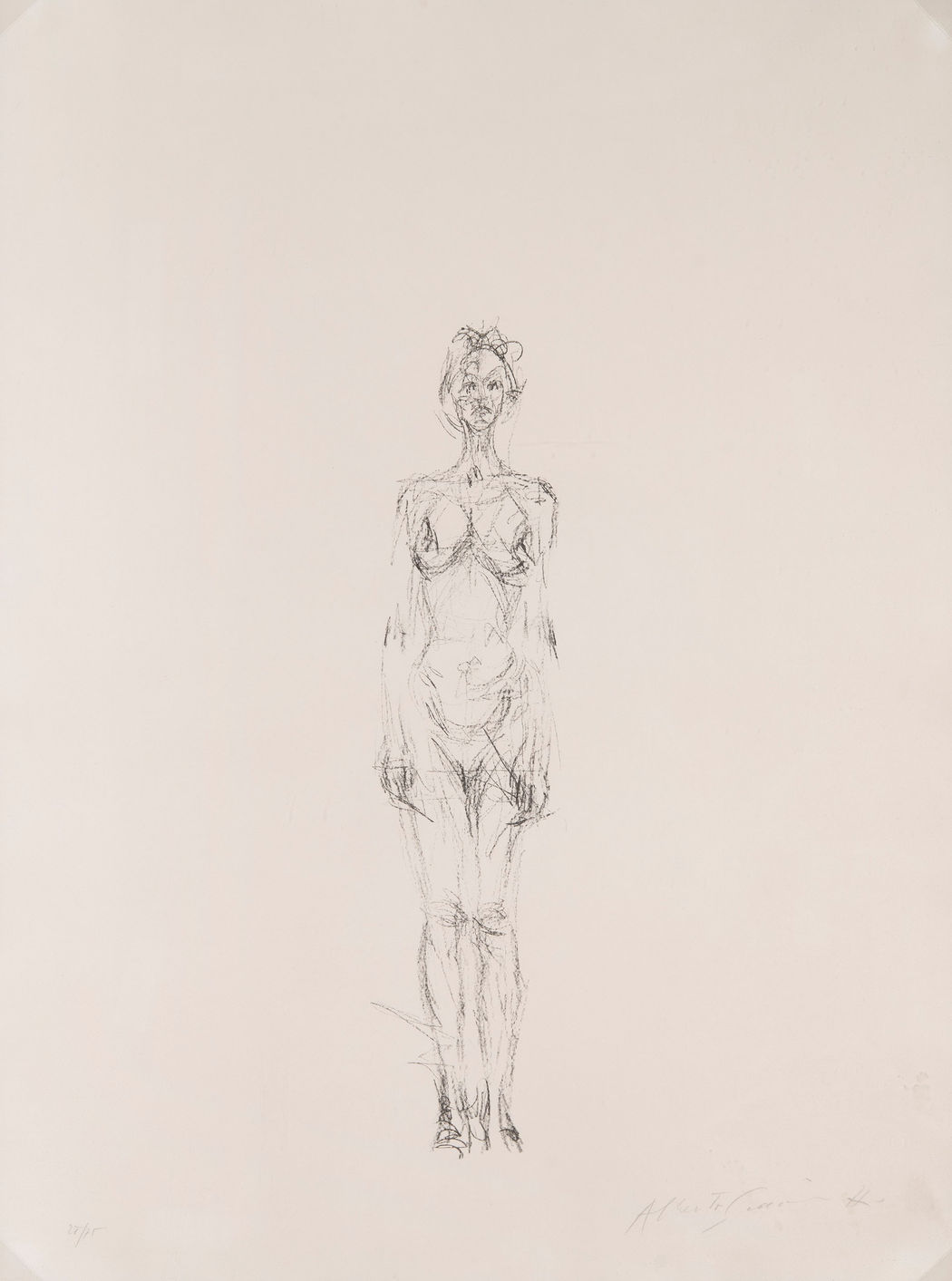 Nude Giacometti print image