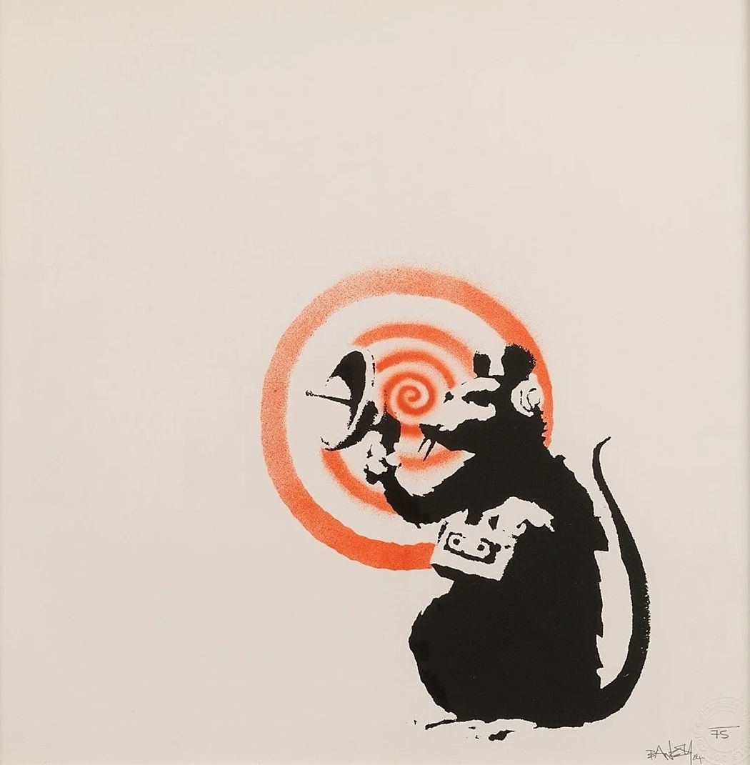 Banksy, Radar Rat, Signed, Andipa Editions