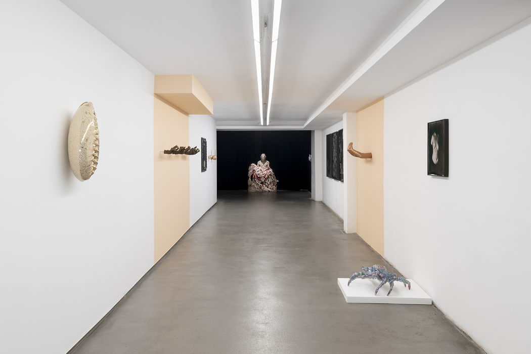 Installation shot of "Connections, Relations, Revelations" by Marina Vargas at ADN Galeria. Photo courtesy of Roberto Ruiz.