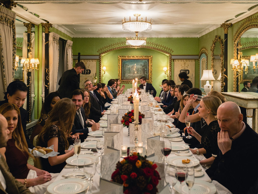 DEMOCRACIA, "Order III: Dinner at the Dorchester" (detail), 2018.