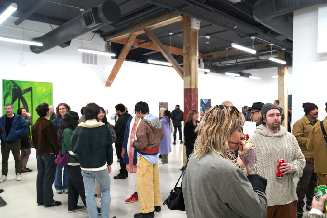 photo of the gallery with people in it