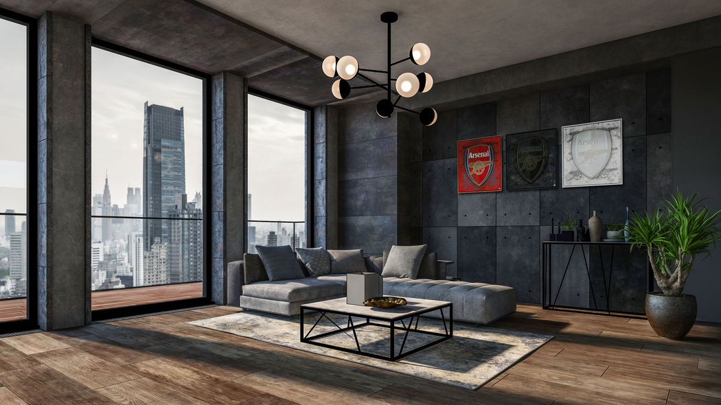 Hayden Bone, "Pop Crest (triptych)", 2024, in-situ