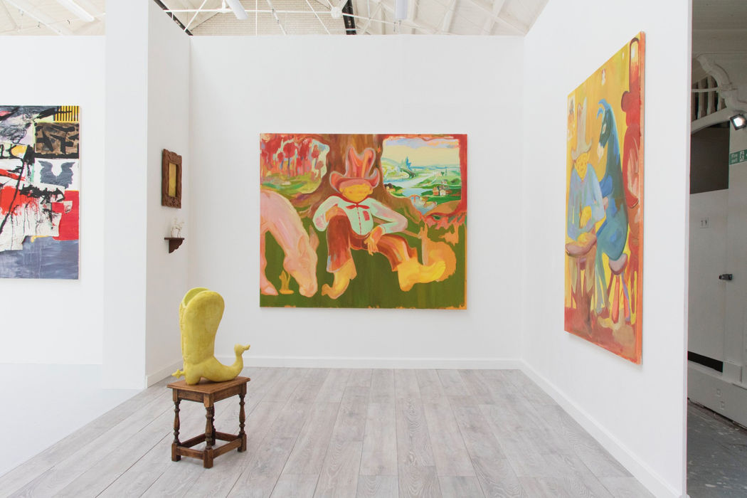 Installation view of Sofia Serpa Arango's degree show