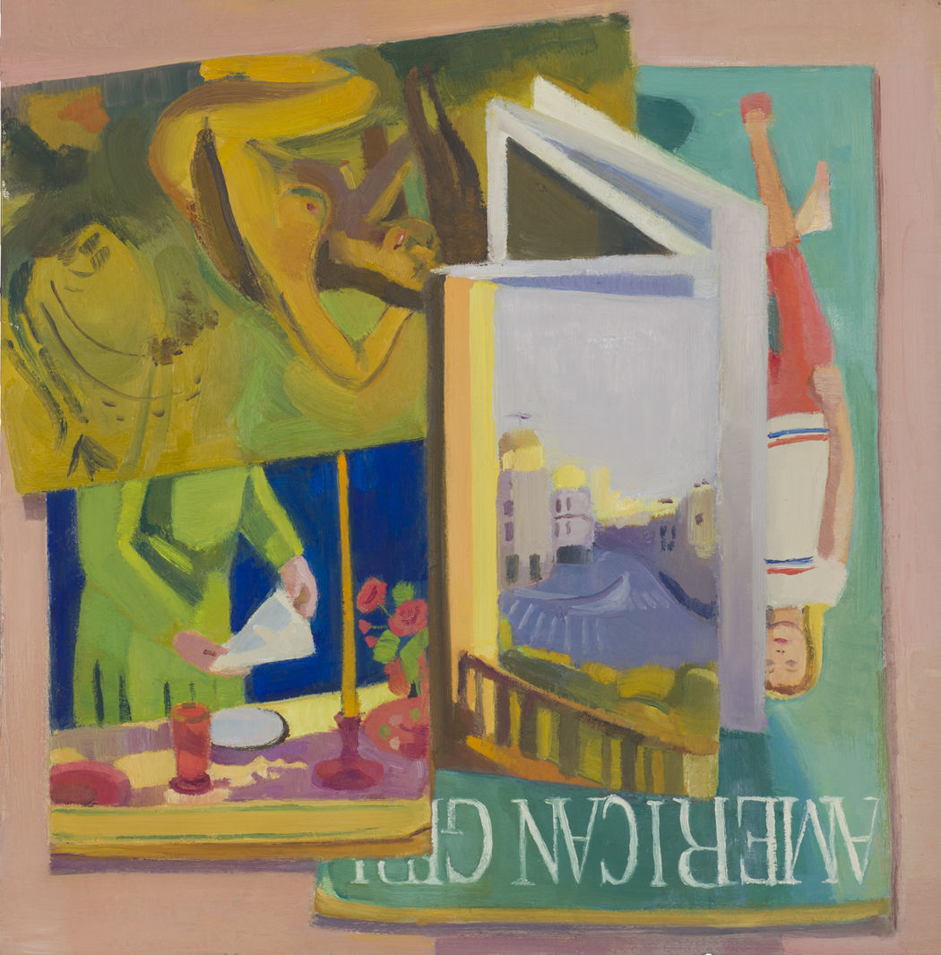 Emily Zuch, American Girl, Oil on board, 2018