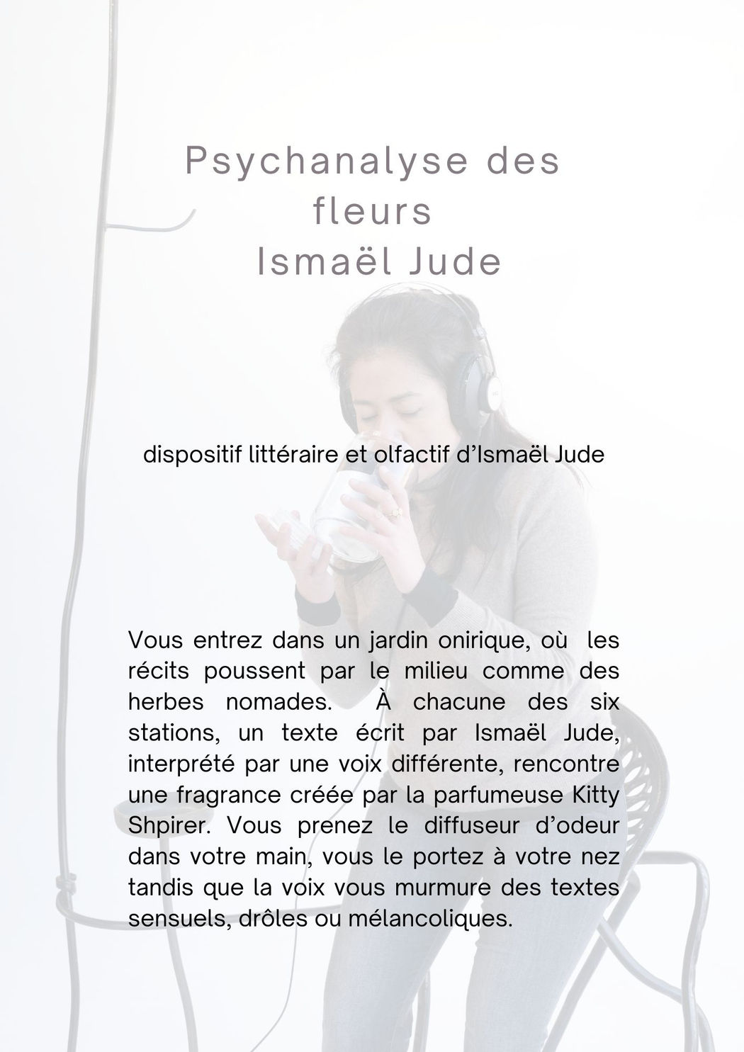 2023 : ismael jude, psychanalyse des fleurs