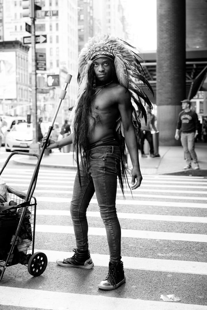 PHIL PENMAN NEW YORKER ON 8TH AVENUE, 2019 Lightjet print, 40 x 30 inches. Edition of 5. Signed, titled and dated on an artist’s label. 40 x 30 in 101.6 x 76.2 cm Edition of 5 plus 2 AP