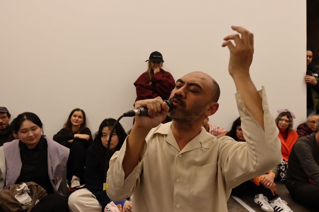 Brian Fuata Intermission (seini_transmit) , 10 August 2024 performance, featuring Ngāsti (Aroha Scott & Tyson Campbell), observed by John Miller 55 minutes