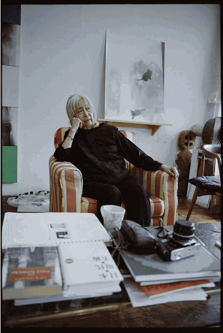 Kunié Sugiura in her studio in Chinatown, where she has lived since 1973. Sara Messinger for The New York Times