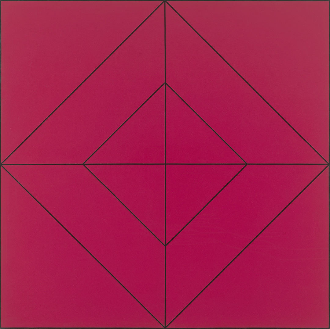 Rakuko Naito, RN268-66, 1966 Acrylic on canvas 68 x 68 inches