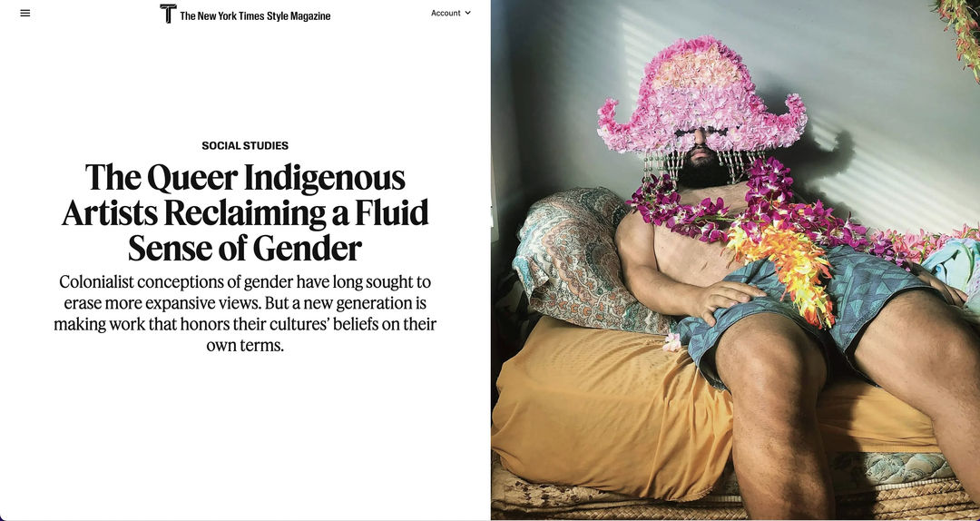 The Queer Indigenous Artists Reclaiming a Fluid Sense of Gender