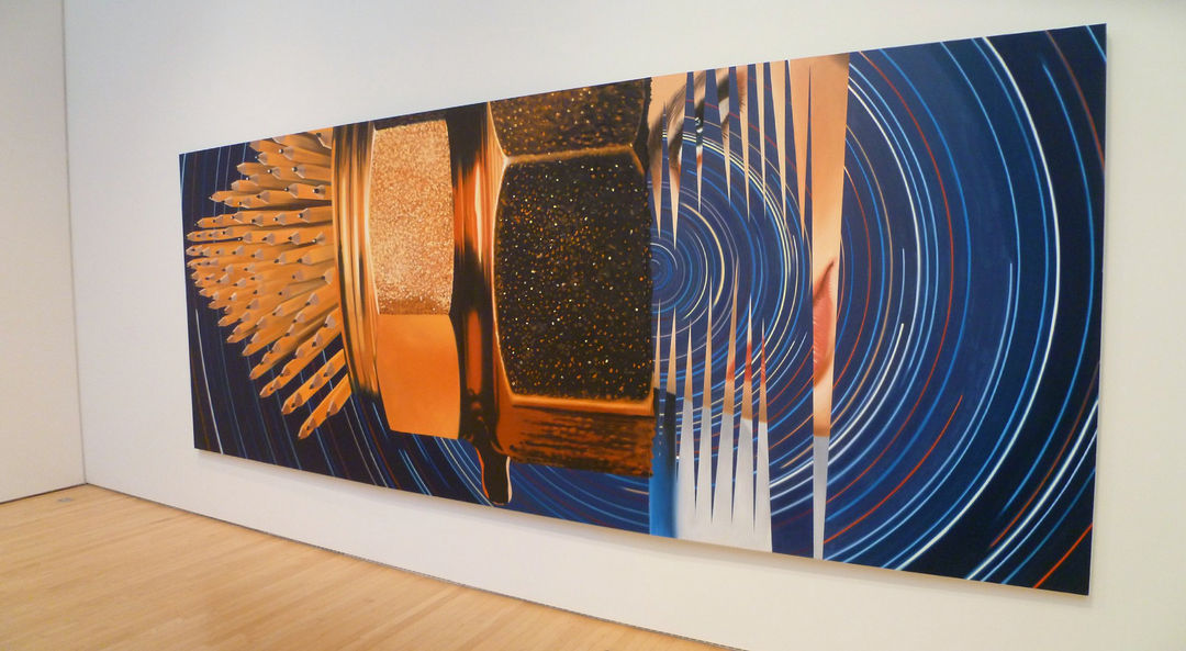 Leaky Ride for Dr. Leakey, 1983, Oil on canvas. San Francisco Museum of Modern Art. Photo by Zooey_ is licensed under CC BY-SA 2.0.