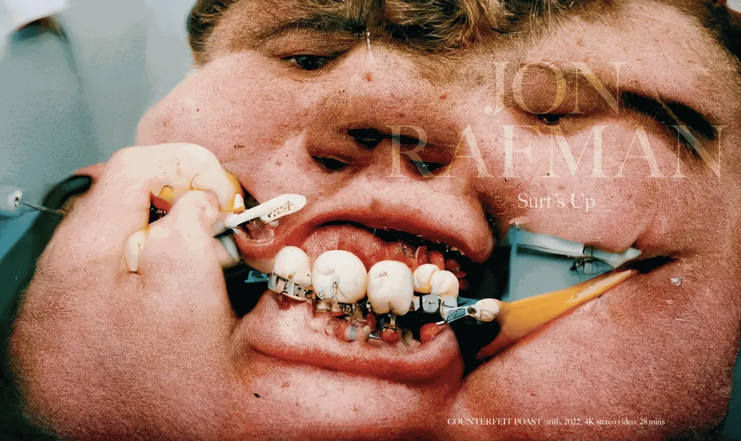 Counterfeit Poast (Still) 2022. 4K stereo video, 28 min.