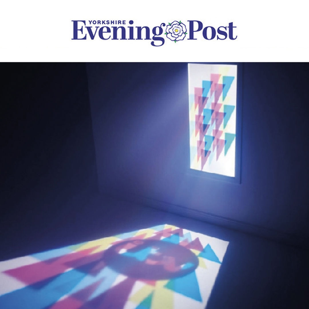 Yorkshire Evening Post, 'Leeds Artist's Artwork introduces national TV News this week'