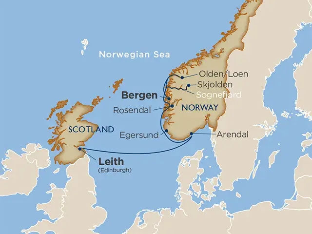 Windstar Cruises, Norway's Southern Splendor
