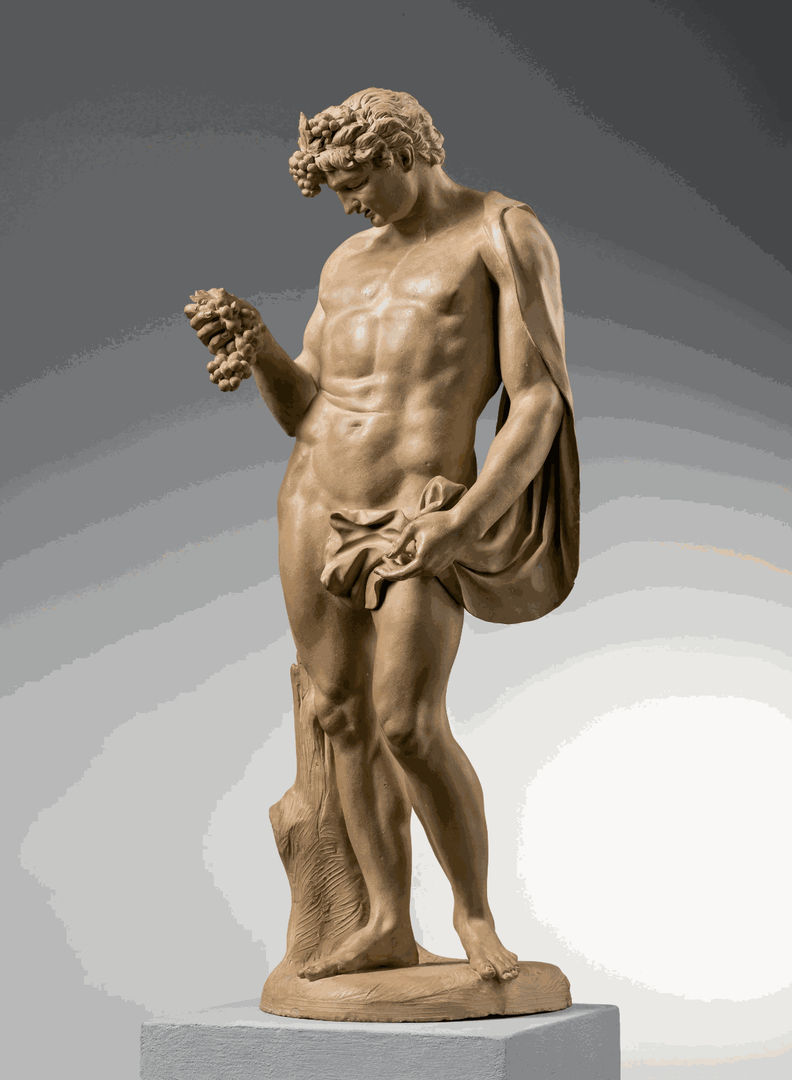 Giuseppe Maria Mazza (Bologna, 1653-1741), Bacchus, First quarter of the 18th Century, Terracotta, H. 64 cm - 25 1/4 in