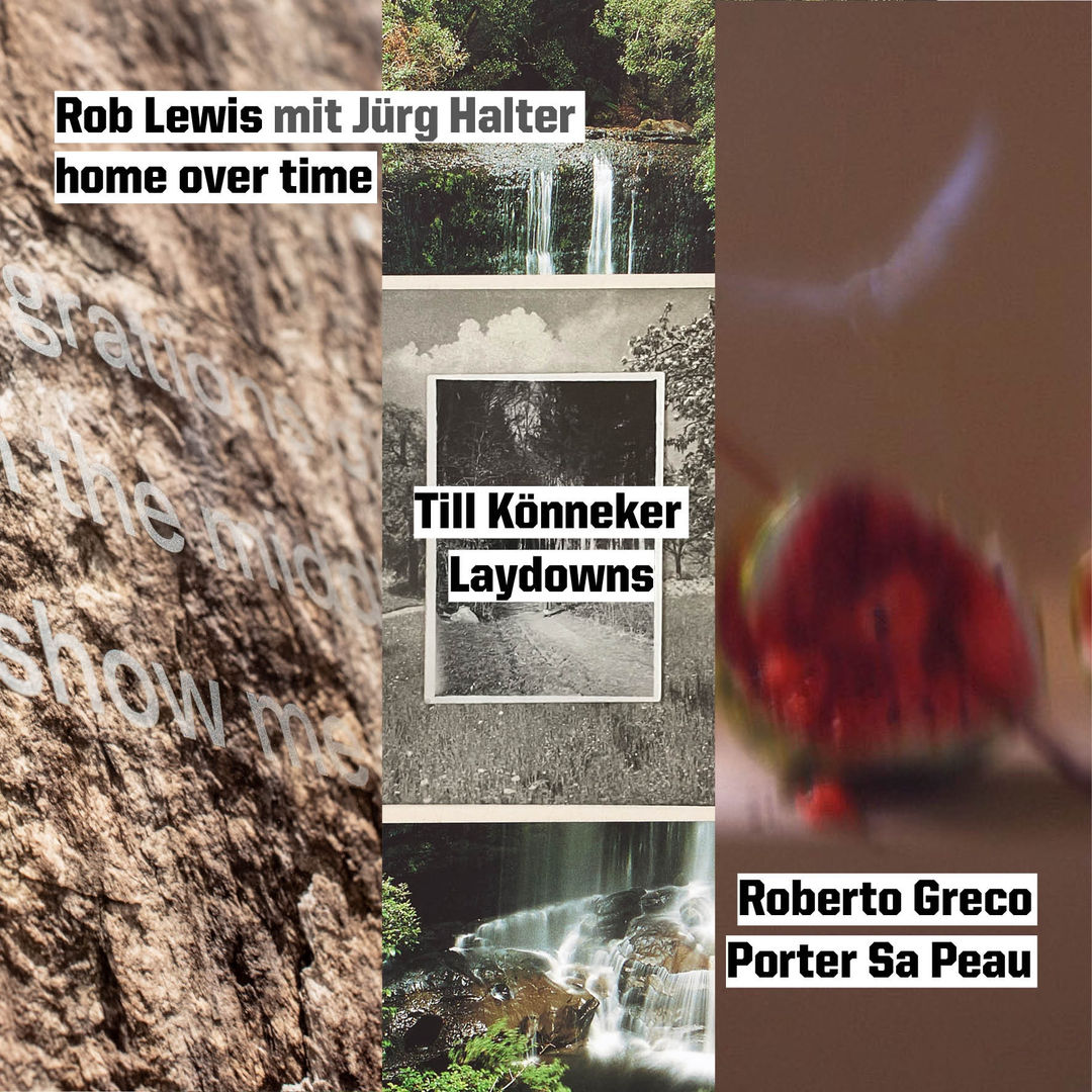 Roberto Greco, Till Könneker, Rob Lewis mit Jürg Halter, Drei intime Kunstprojekte