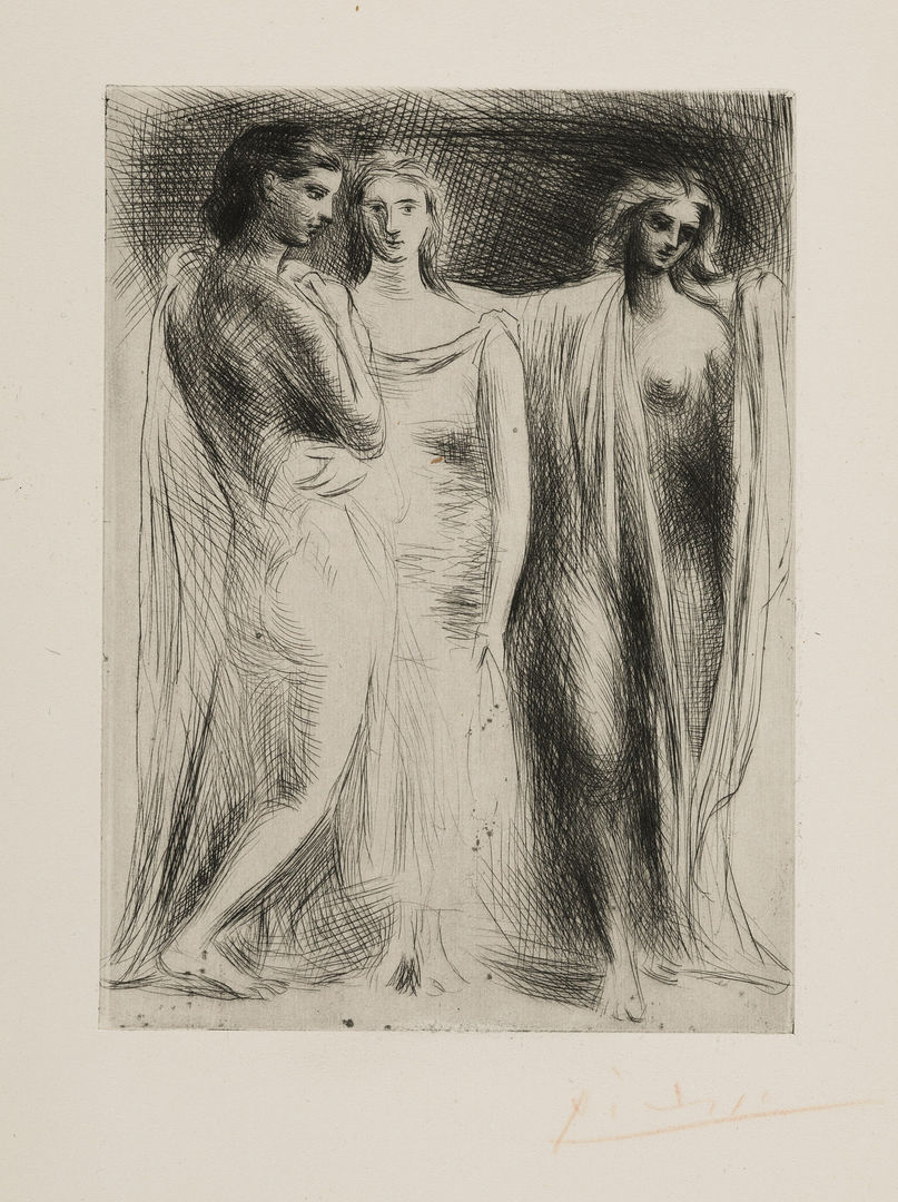 Three standing graces