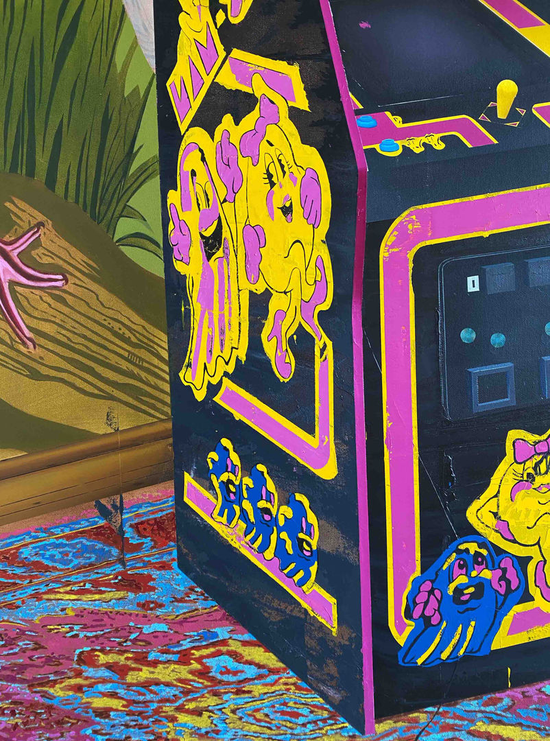 Stephen Thorpe, Semiconscious - Detail (2020), Oil on canvas, 151 x 120 cm