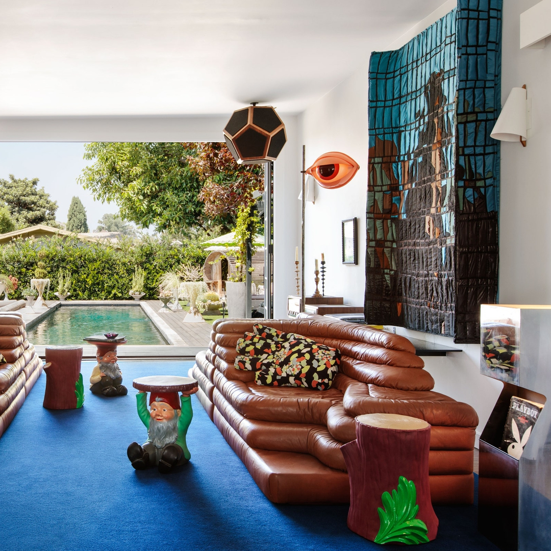Inside an Eclectic Los Angeles Wonderland Home designed by AD100 Firm Charlap Hyman &amp; Herrero