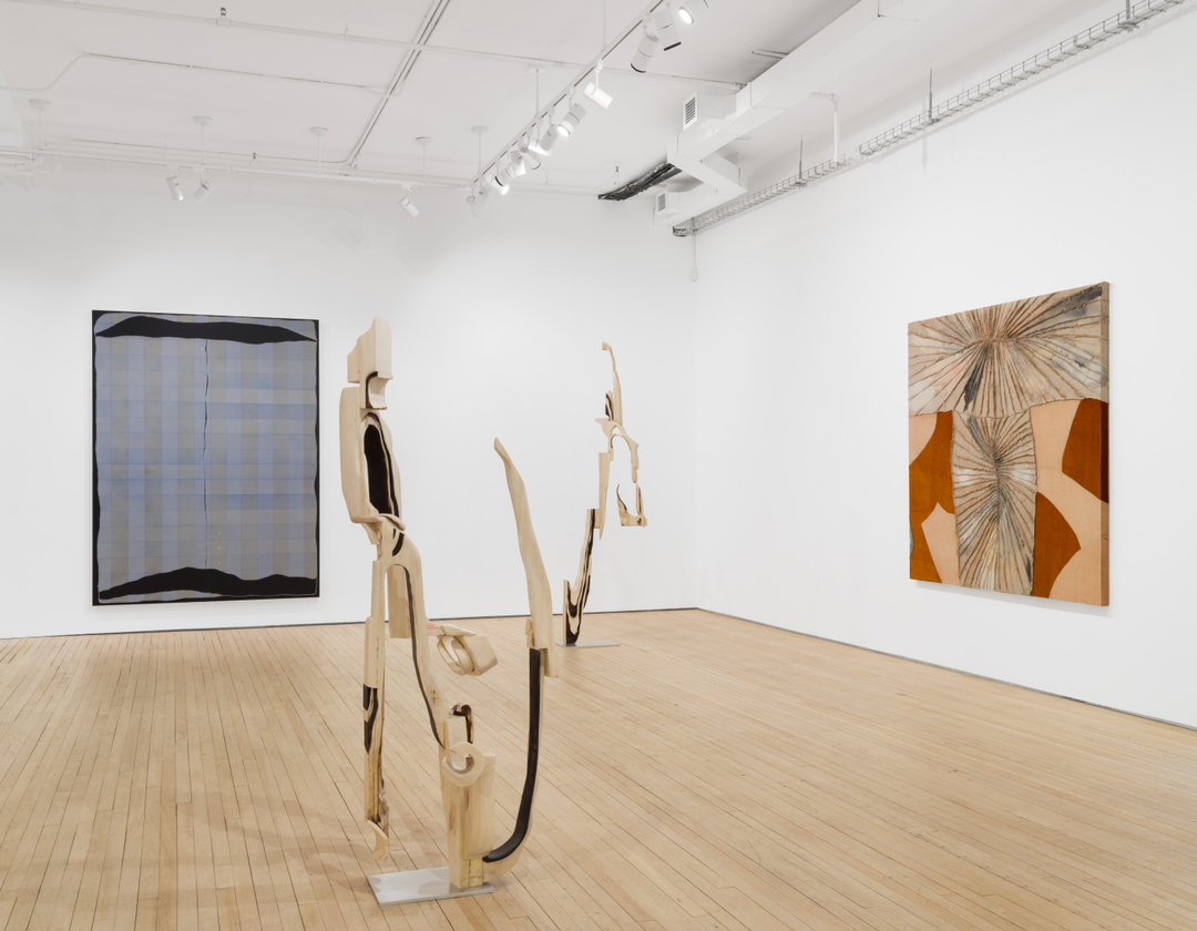 Installation view of "Braided River"