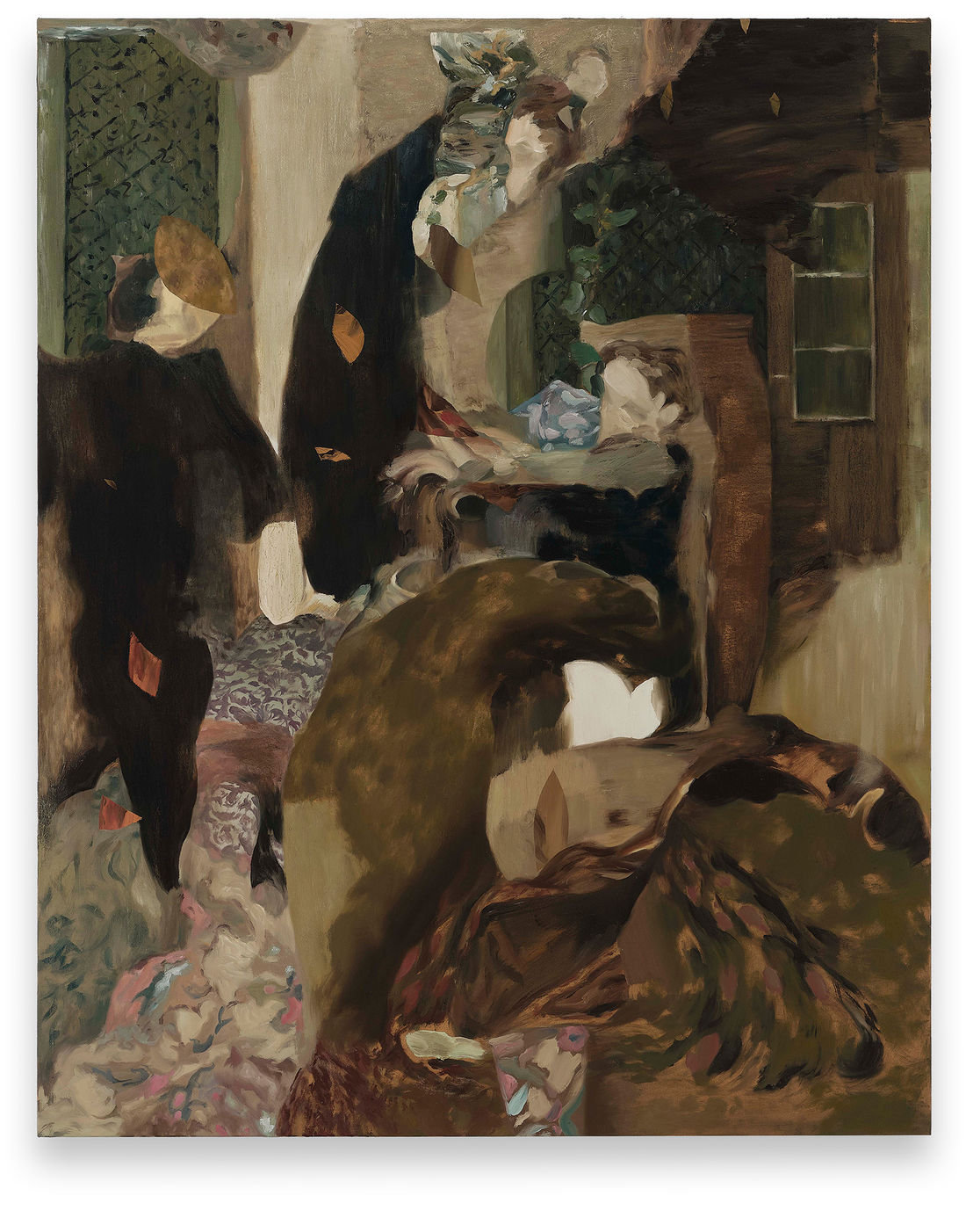 Dean Fox The Workers after Edouard Vuillard, 2024 Oil on canvas 150 x 120 cm (59.06 x 47.24 in)