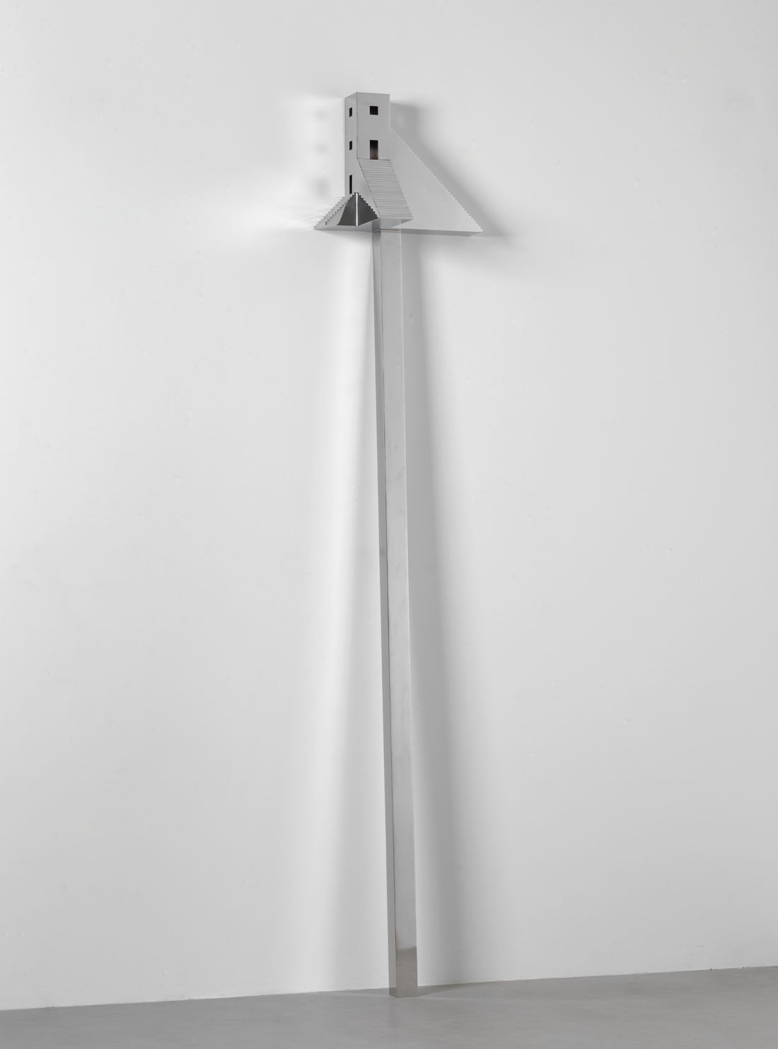 Not Vital House to Watch the Sunset, 2016 Stainless steel 353 × 67 × 40 cm (139 × 26.4 ×...