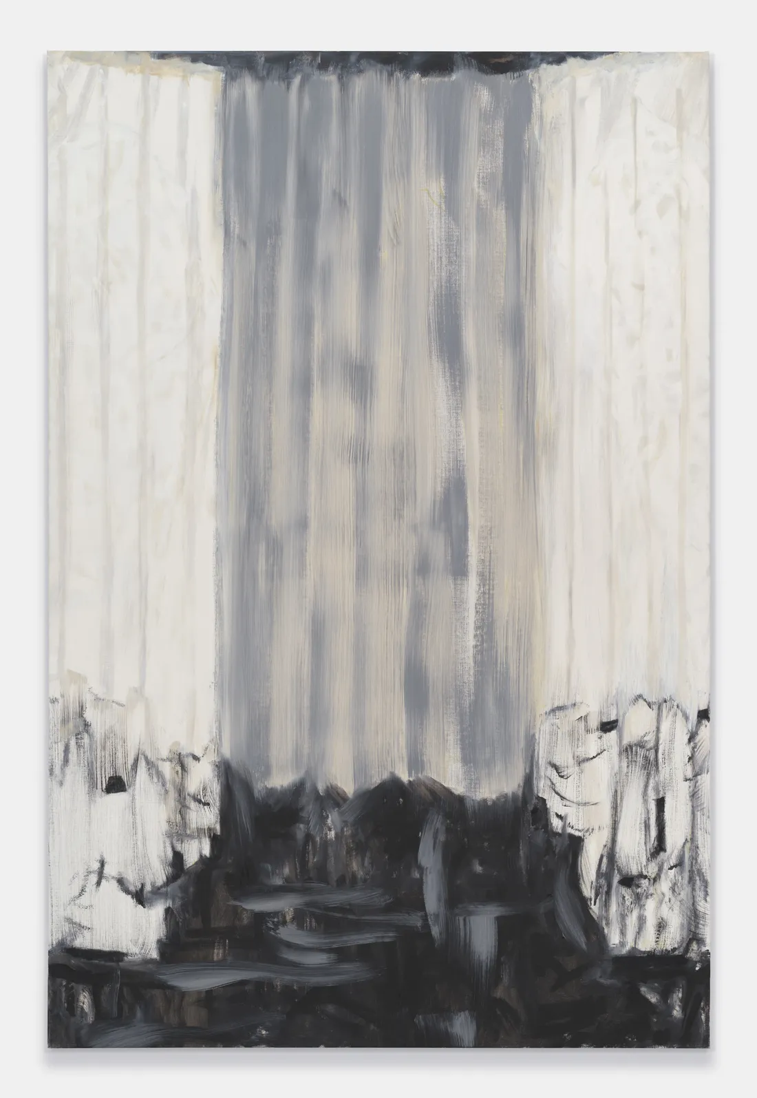 Martha Diamond Grisaille No. 1, 2007-2008 Oil on canvas 182.9 × 121.9 cm (72 × 48 in)