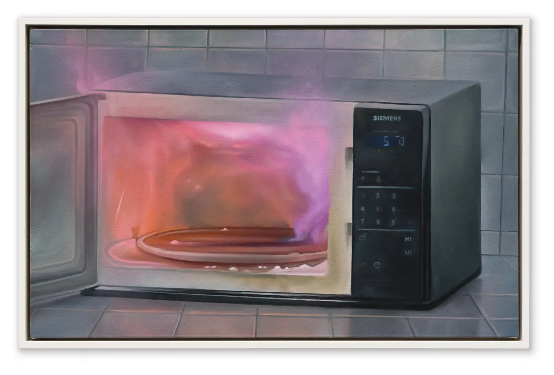 Ariana Papademetropoulos bad fairy, 2026 Oil on canvas 43.2 × 68.6 cm (17.01 × 27.01 in)