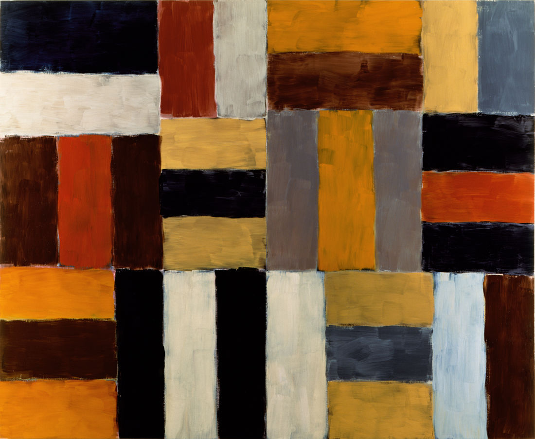 Sean Scully, Wall of Light Orange Yellow, 2000