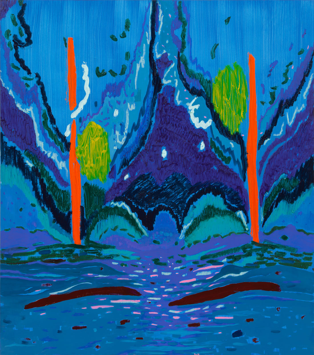 Jules de Balincourt, Nature's Gate, 2020