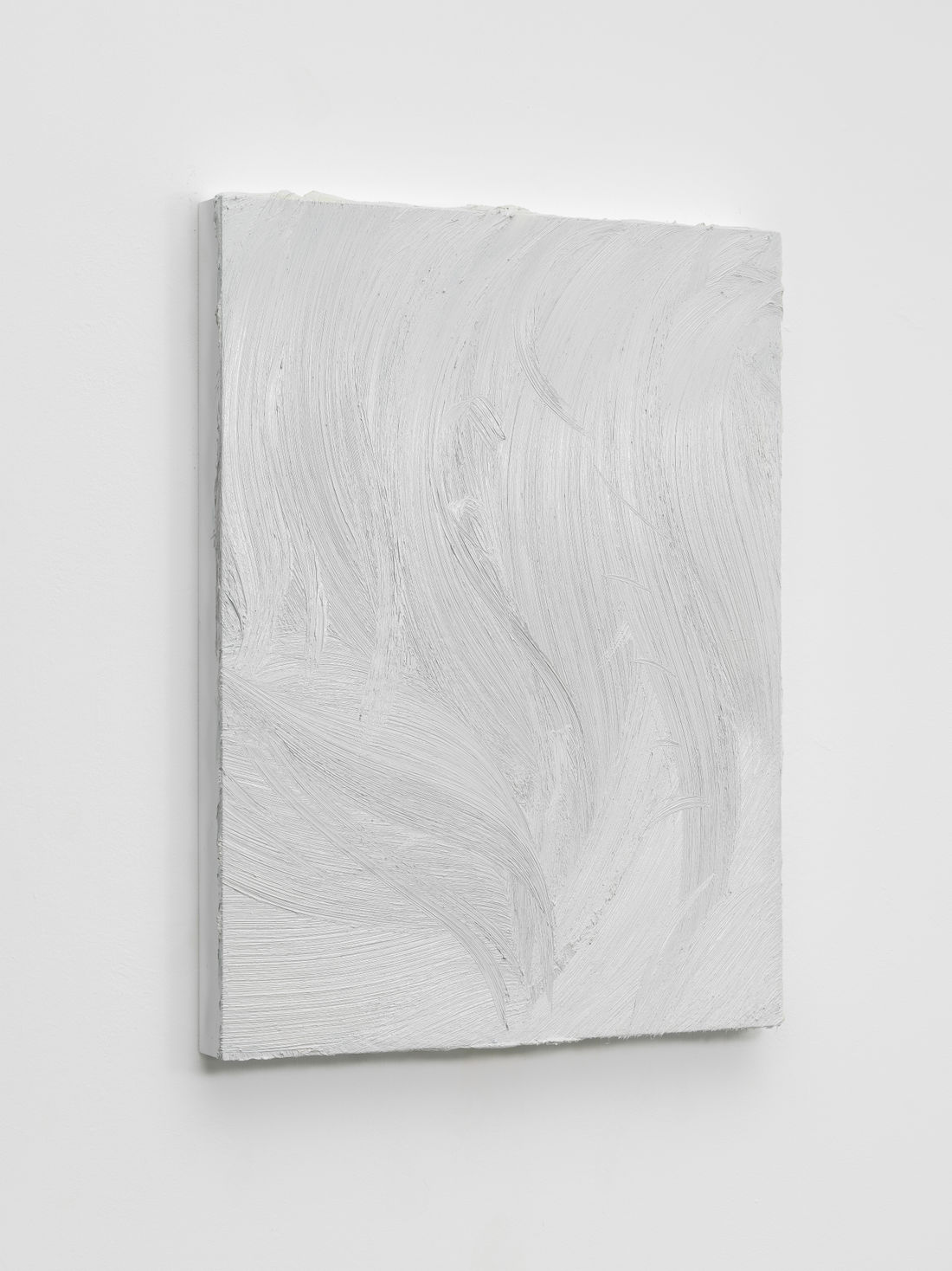 Untitled (Mixed off white), 2021 Oil on aluminium 100 x 75 x 8 cm (39.37 x 29.53 x 3.15 in)
