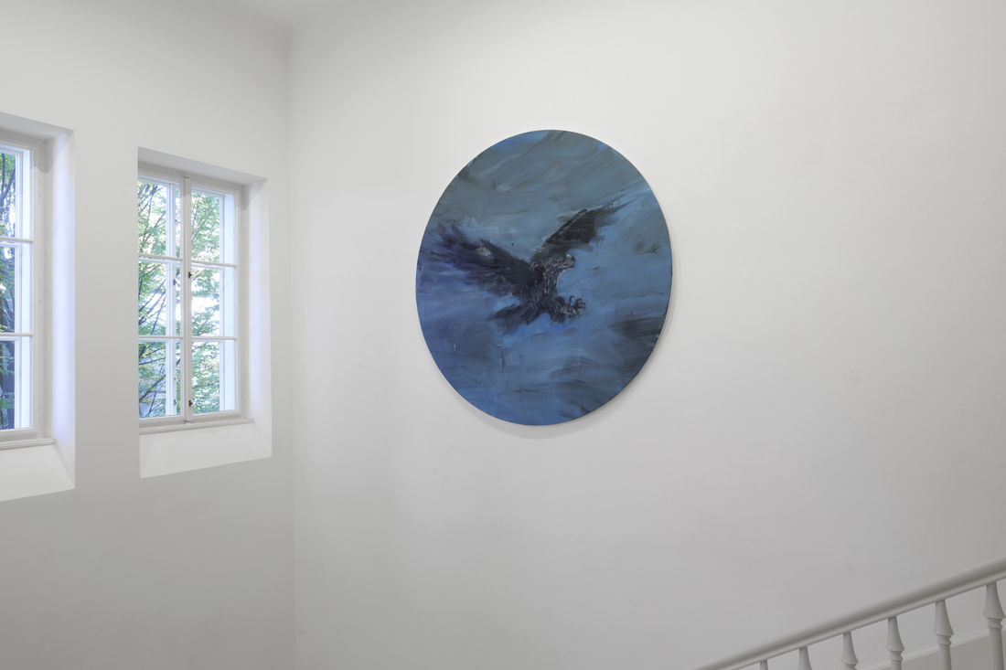 Installation view, Yan Pei-Ming, Against the Light, 2020. © Yan Pei-Ming. Photo: Ulrich Ghezzi