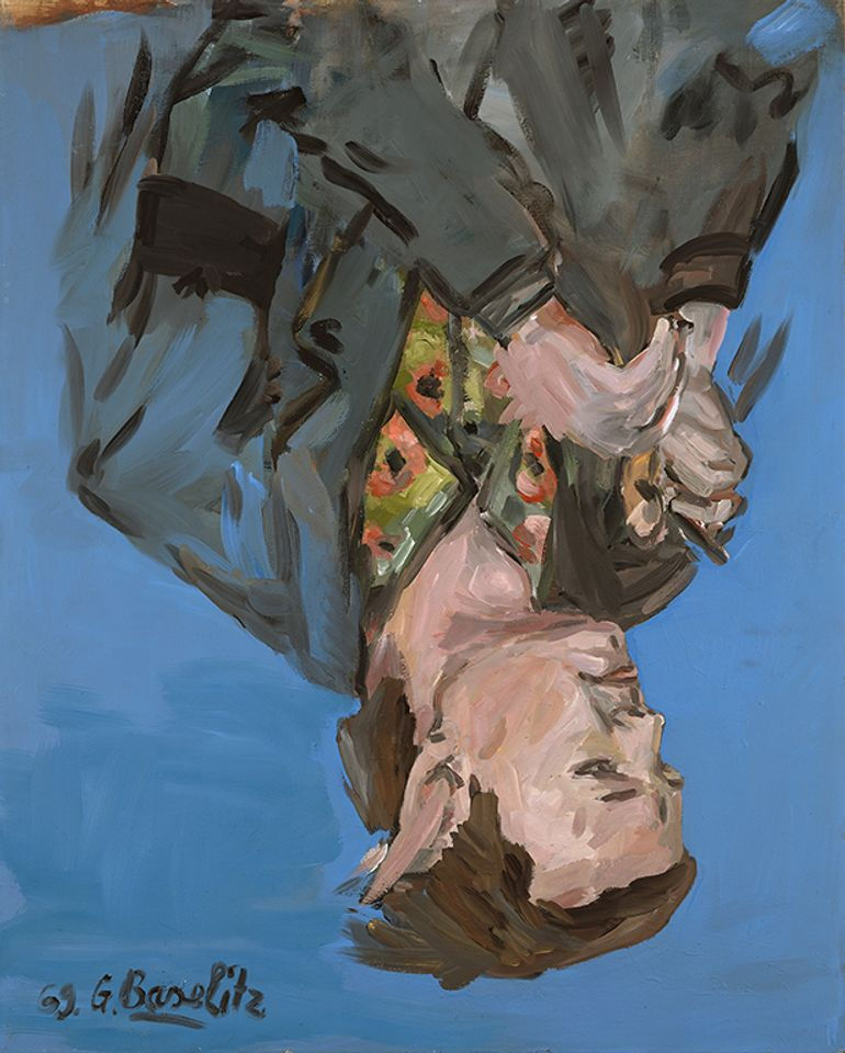 Georg Baselitz's Da. Portrait (Franz Dahlem) from 1969The Metropolitan Museum of Art, Gift of the Baselitz Family, 2020, © Georg...