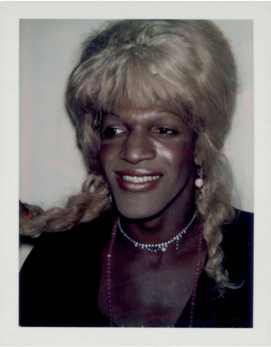 LADIES AND GENTLEMEN (MARSHA JOHNSON), 1974 UNIQUE POLAROID PRINT © THE ANDY WARHOL FOUNDATION FOR THE VISUAL ARTS, INC. LICENSED...