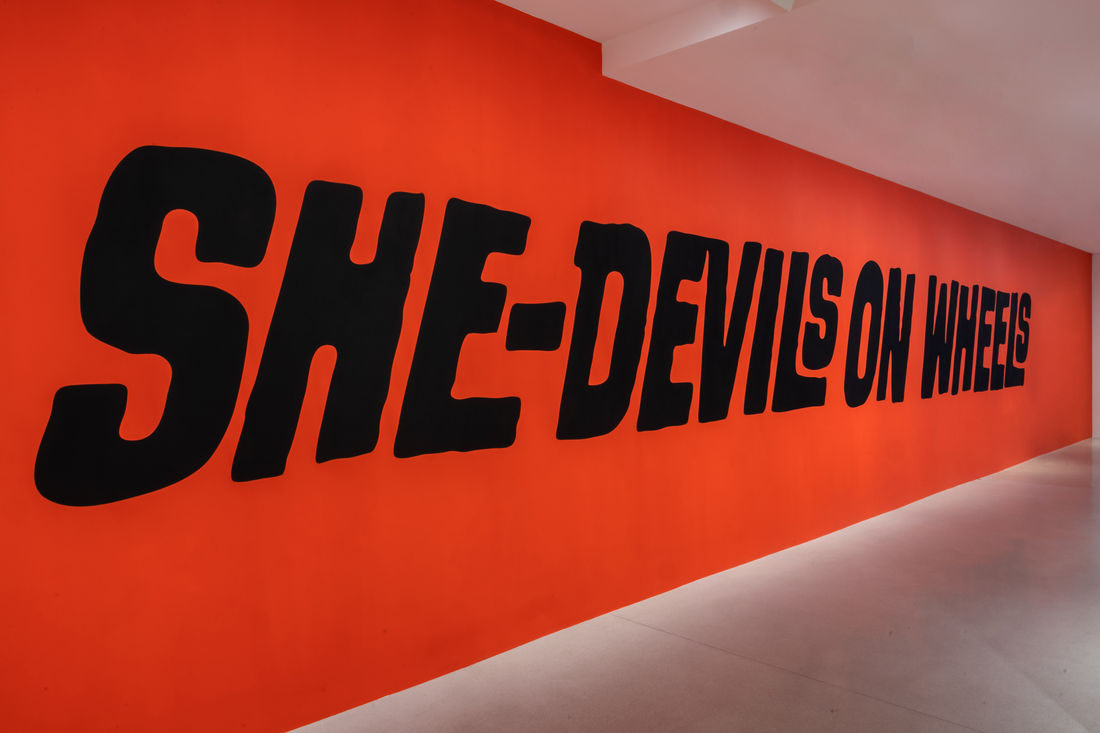 Sylvie Fleury, Installation view, Thaddaeus Ropac Gallery, Paris, 2020. Photo: Charles Duprat