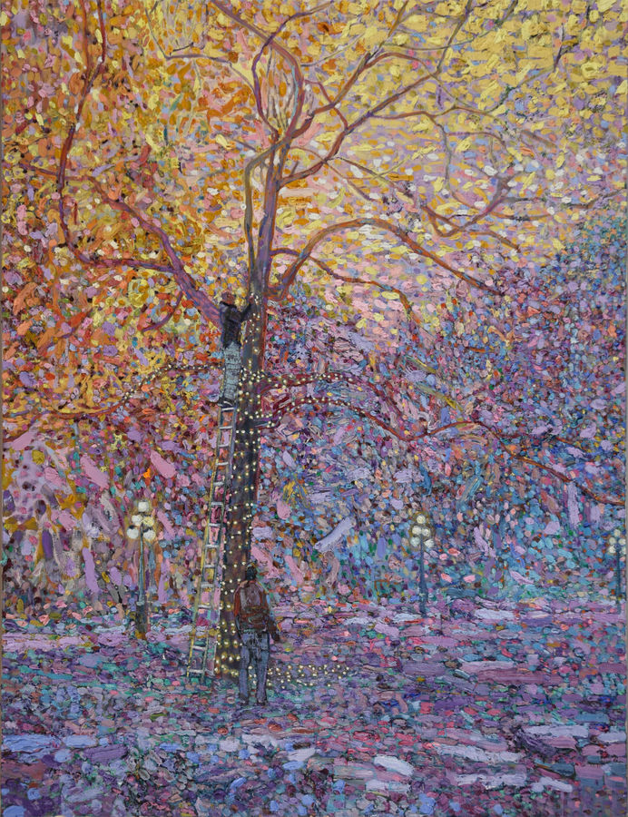 Ben Reeves, Tree Lighting, City Park, 2025