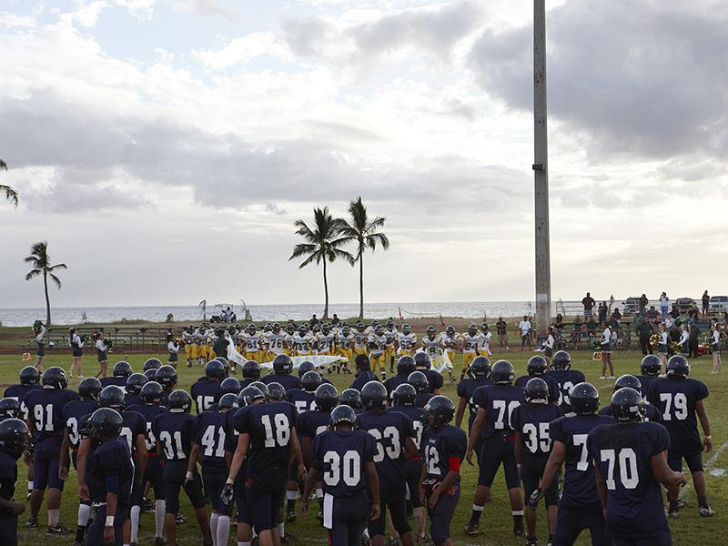 Football Landscape #17 (Waianae vs. Leilehua, Waianae, HI) (from 'High School Football'), 2009