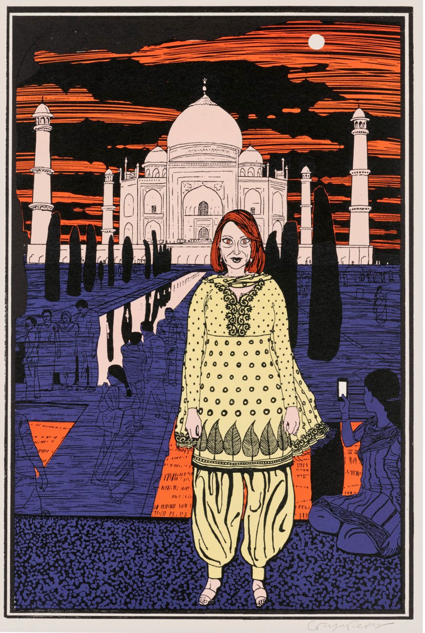 Plate 6, from: Six Snapshots of Julie (colour), 2015