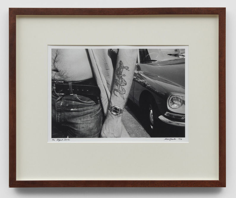 Alexis HUNTER The Object Series (Tattoo Series V), 1974 Gelatin silver print, unique 50 x 60 cm
