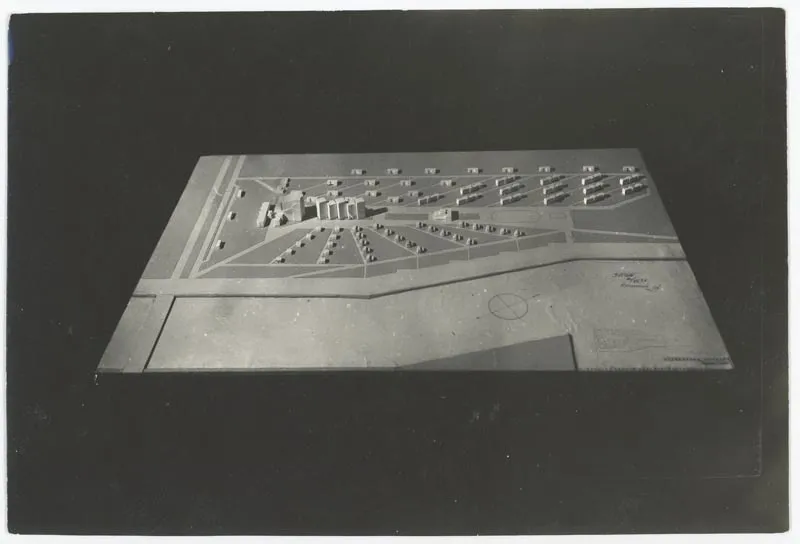 VKhUTEMAS [Workshop], Architectural Model, V-1(B)-45, 1927