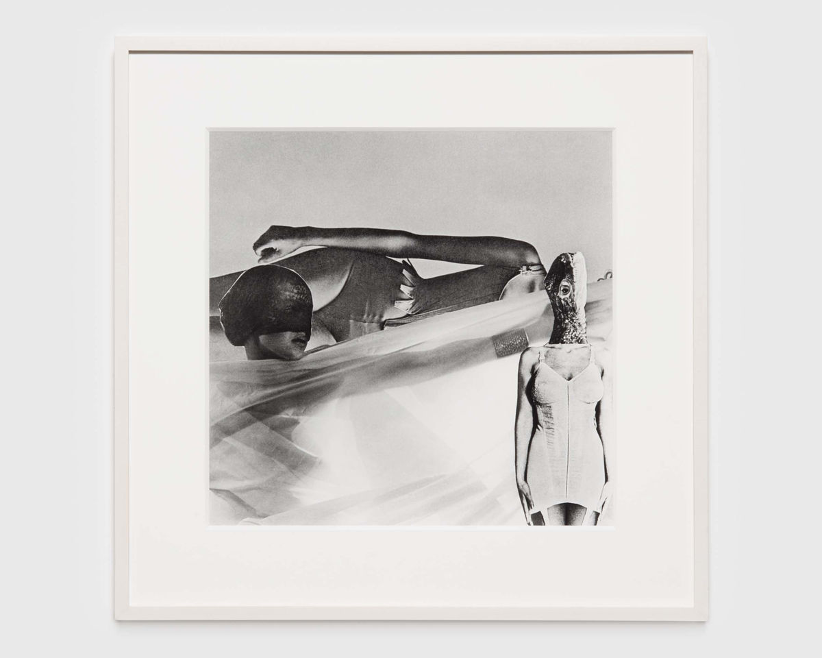 Penny SLINGER The Grand Impressario (The Unveiling), 1969/2021 Archival inkjet print from original collage Unframed: 36.2 x 37.1 cm Framed: 52.7 x 53.7 x 3.8 cm Edition 2 of 3 + 2AP's