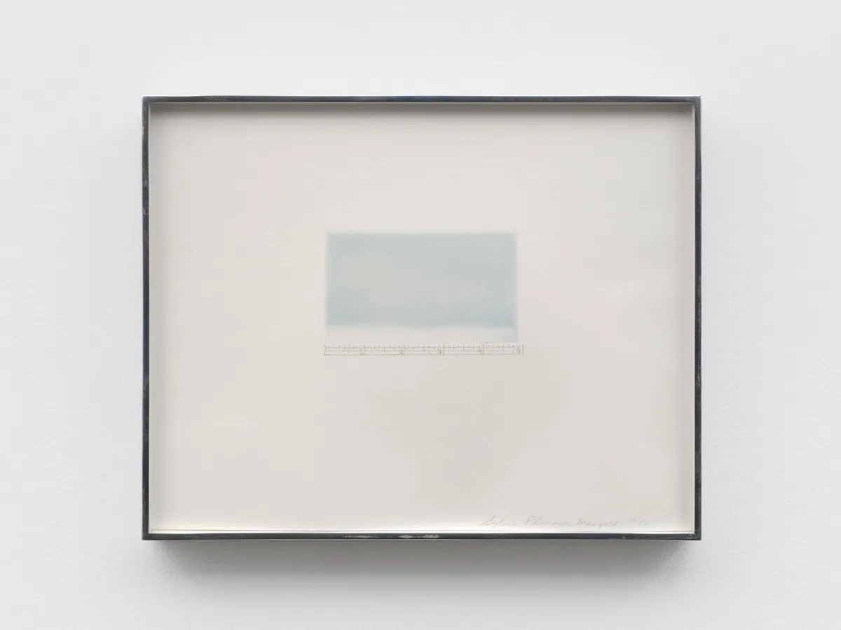 Sylvia PLIMACK MANGOLD, Untitled from Aquatint, Sugar and Golden Changes 4, 1977