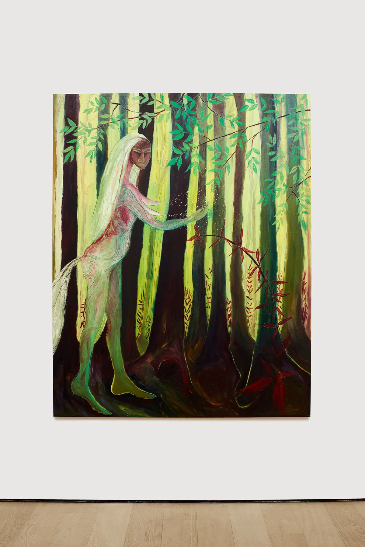 Jennifer BINNIE, Lady of the Forest Nurtures the Trees, 2024