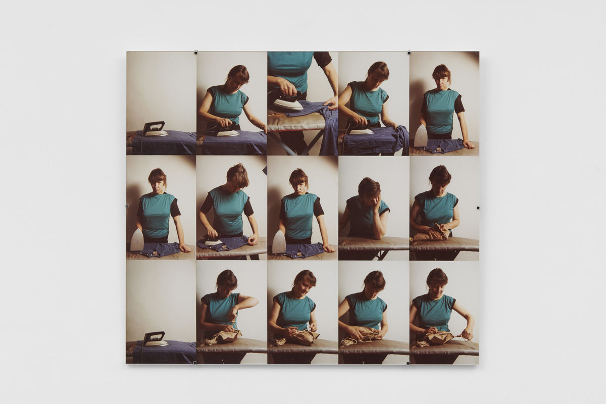 Jo SPENCE Photo Therapy: Dashing Away the Smoothing Iron, 1986-88 15 colour photographs mounted on card 45 x 50 cm overall