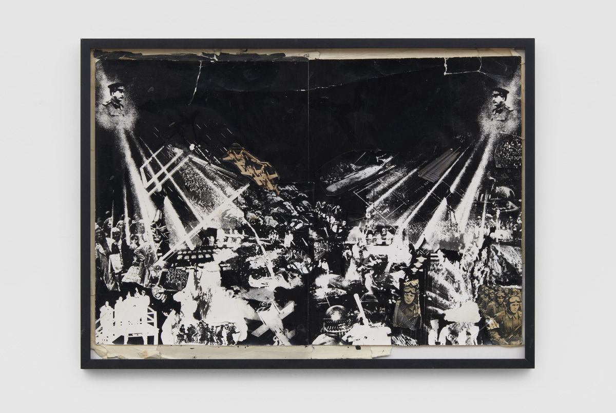 Peter KENNARD Stalin Projects, 1973 Photomontage - Gelatin silver and photolithographic prints with ink on card 34 x 46 cm